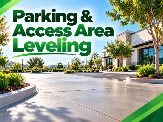 Parking & Access Area Leveling project at a Los Angeles property