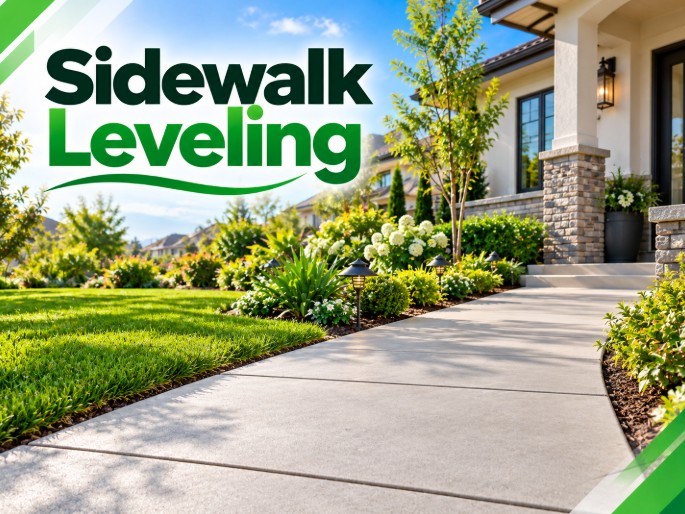 Sidewalk Leveling project at a Los Angeles property